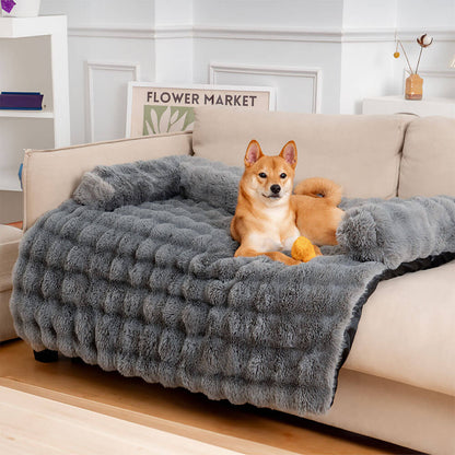 Fluffy Fuzzy Calming Dog Bed Sofa Protector Pet Mat