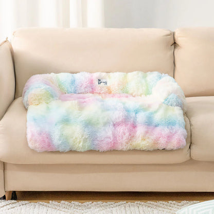 Fluffy Fuzzy Calming Dog Bed Sofa Protector Pet Mat