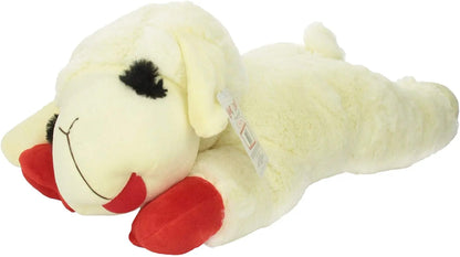 Lamb Chop Plush Dog Toy, Squeaker Inside, Jumbo Size, 24 Inches