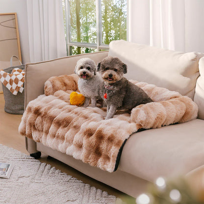 Fluffy Fuzzy Calming Dog Bed Sofa Protector Pet Mat