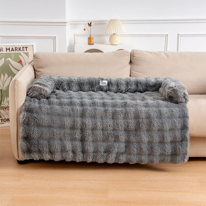 Fluffy Fuzzy Calming Dog Bed Sofa Protector Pet Mat